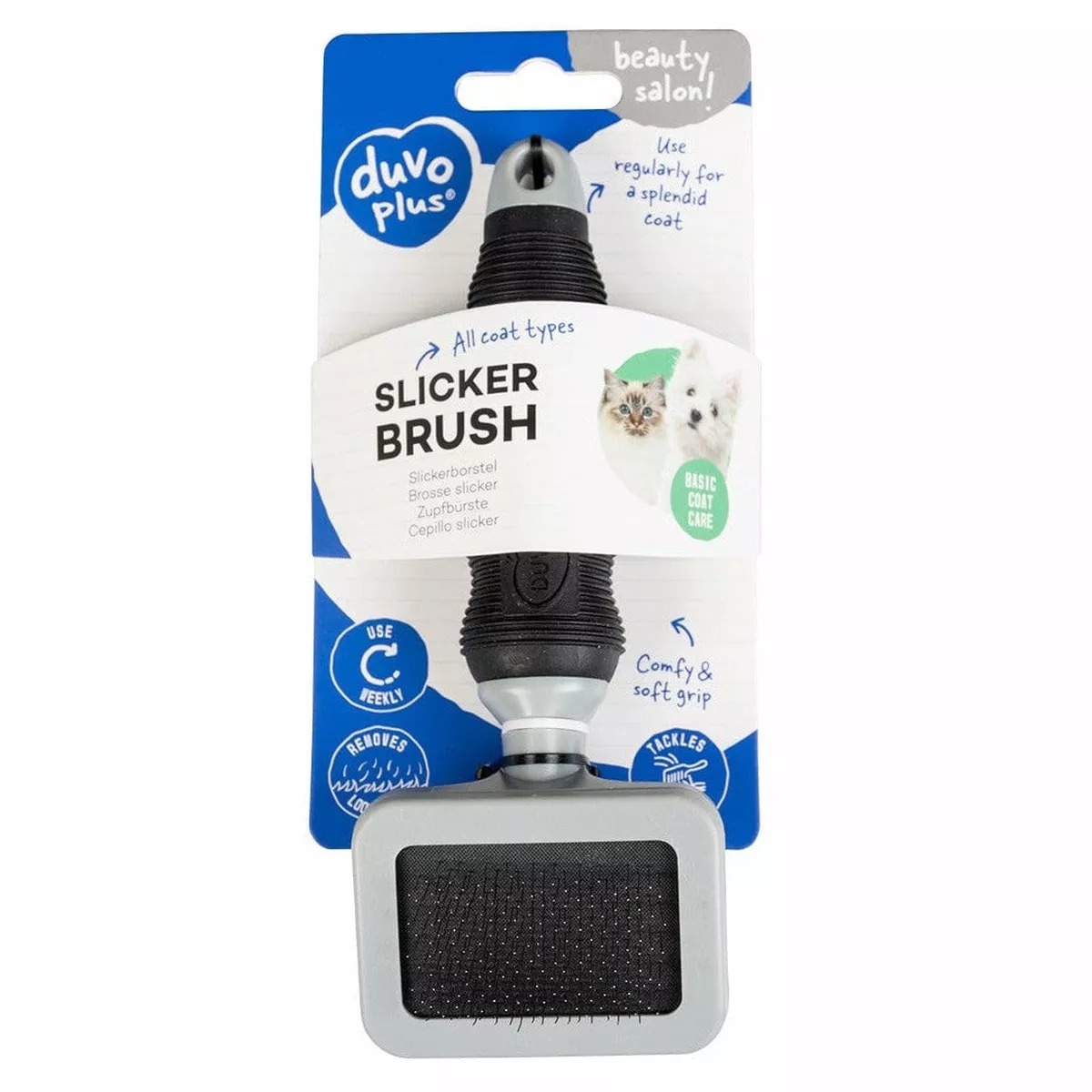 Slicker Brush Small black/grey