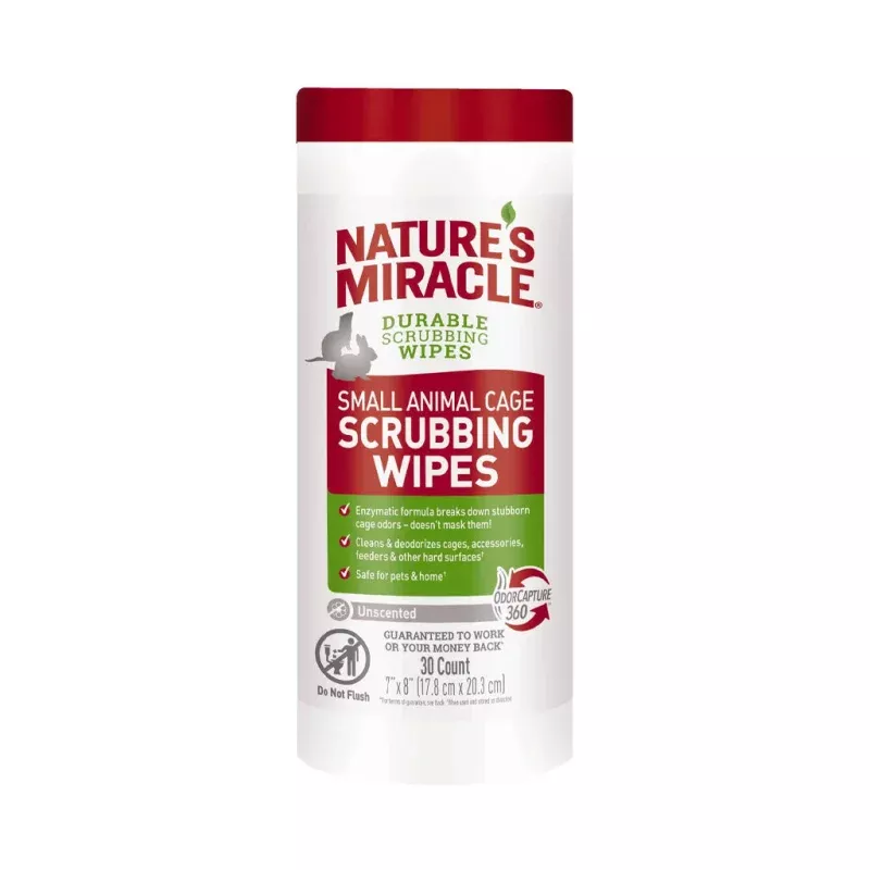 Small Animal Cage Scrubbing Wipes