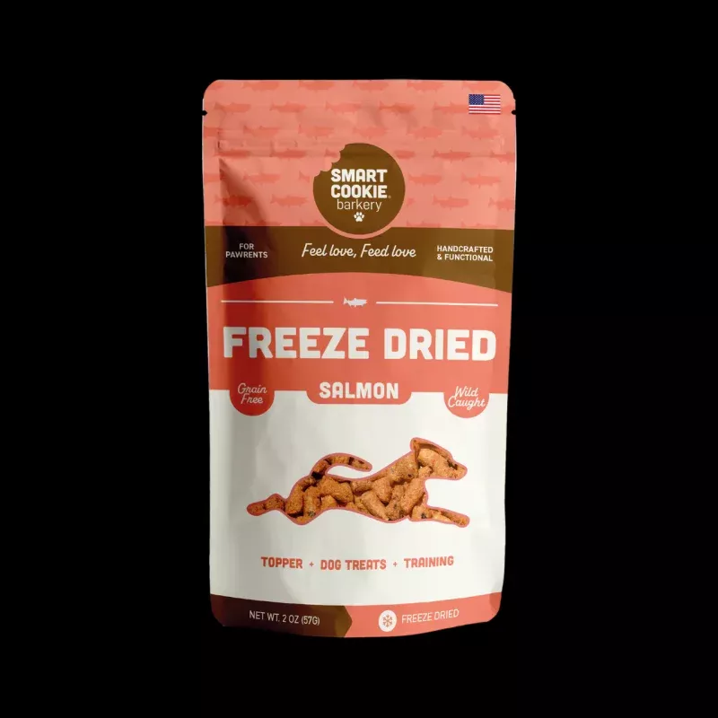 Smart Cookie Freeze Dried Salmon Bites 2oz