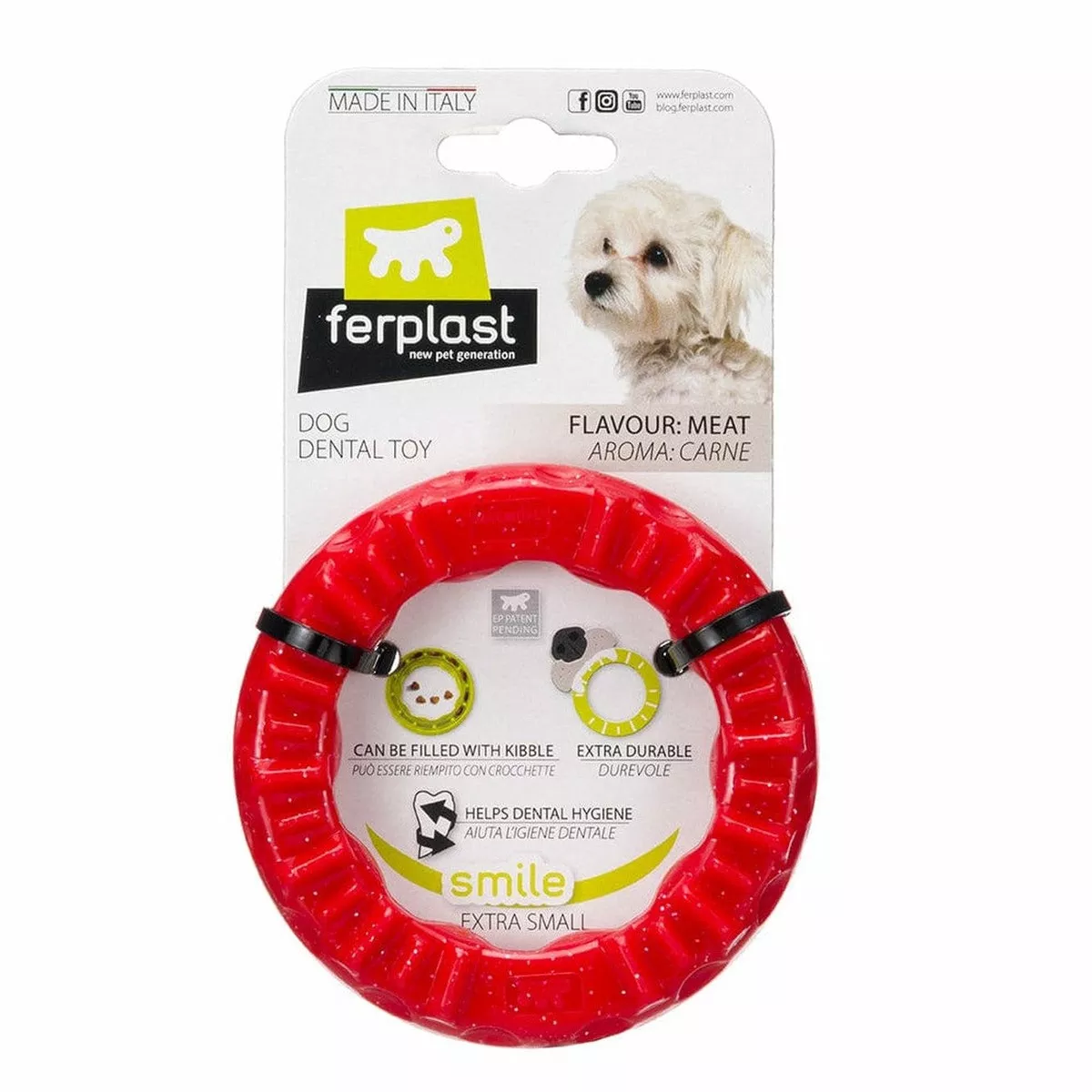 Smile Xs Red Dog Ring