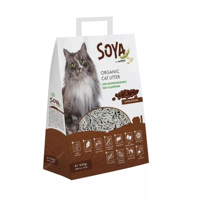 SOYA Cat Litter COFFEE 2.5kg 6L