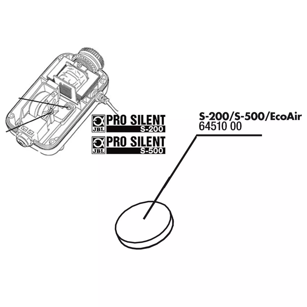 Spare Parts Prosilent S-200 / 500