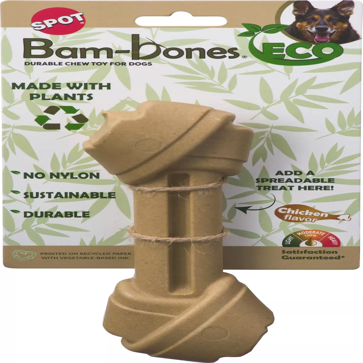 Spot Bambone Eco Knot Bone – CHICKEN | 7.5 IN