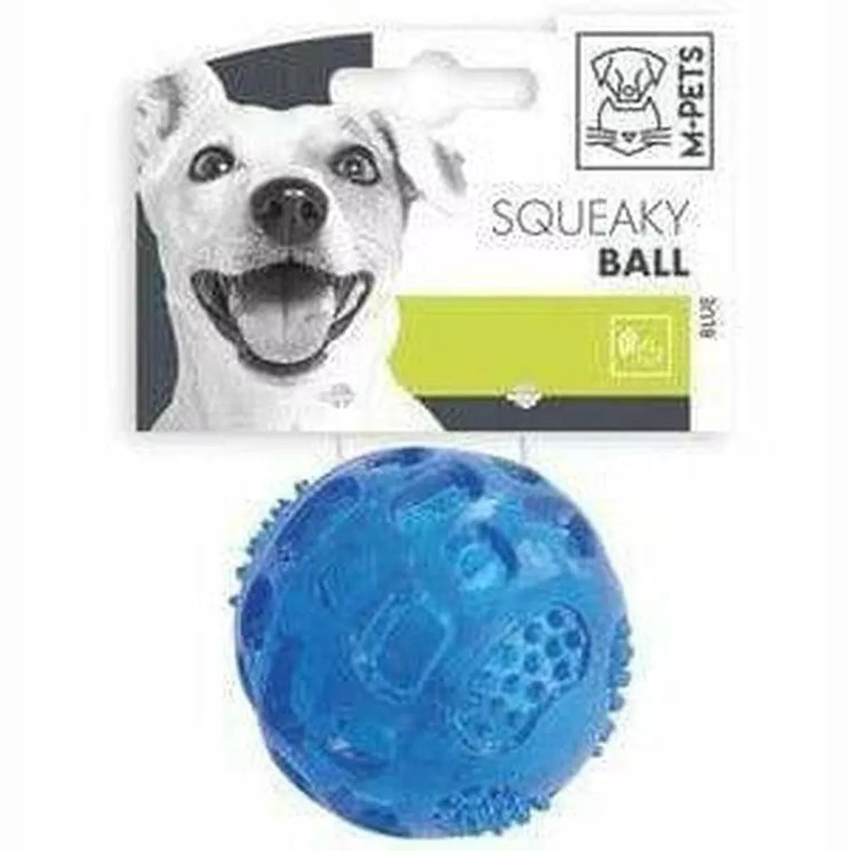 SQUEAKY BALL BLUE - 6.3 CM BLUE