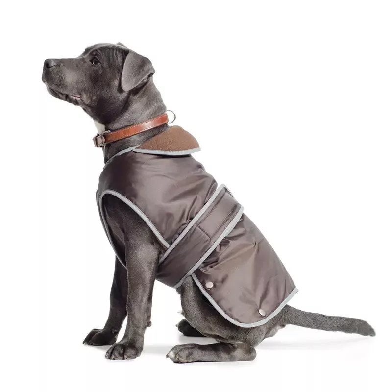 Stormguard Fleece Lined Coat & Chest Protector Choco Xtra Large