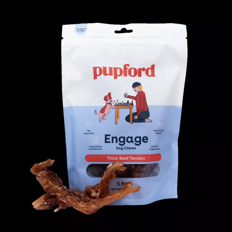 Thick Beef Tendon Dog Chew