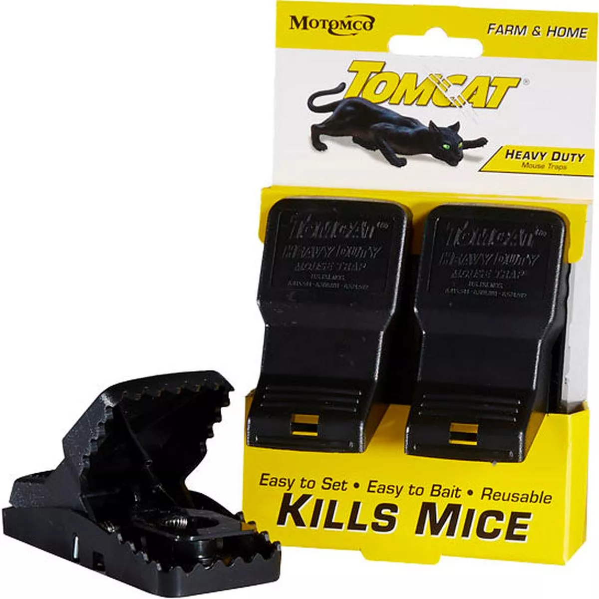 Tomcat Heavy Duty Mouse Traps – BLACK | 2 PK