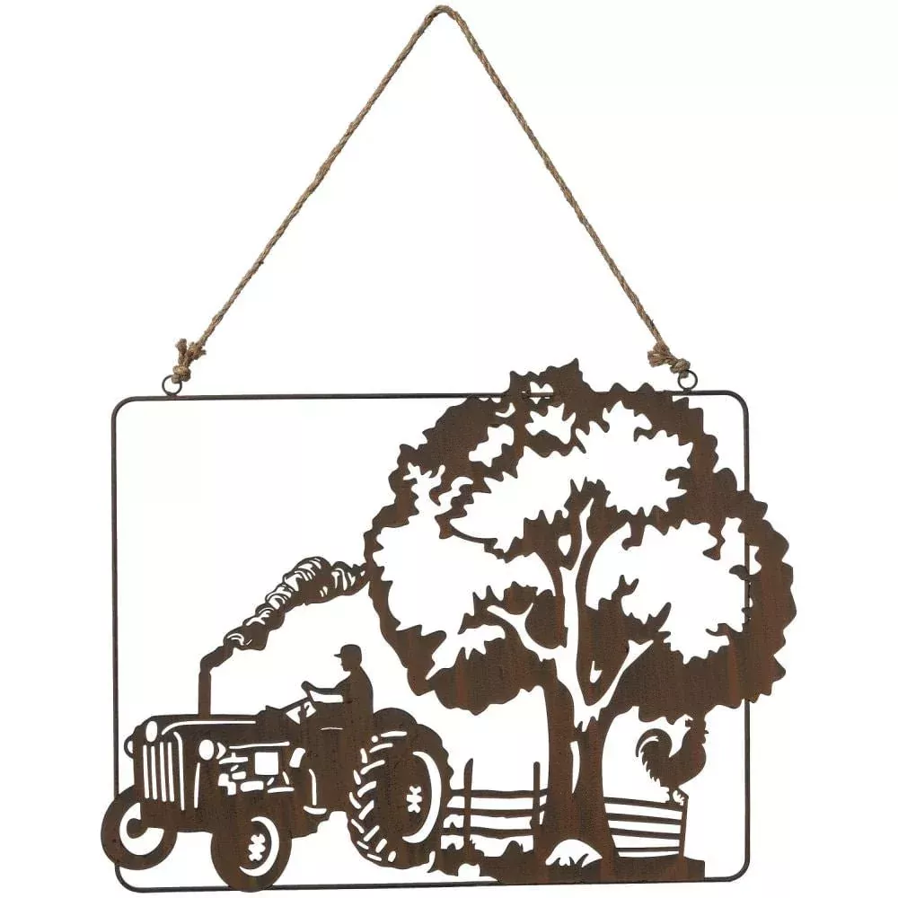 Tractor Scene Wall Hanging