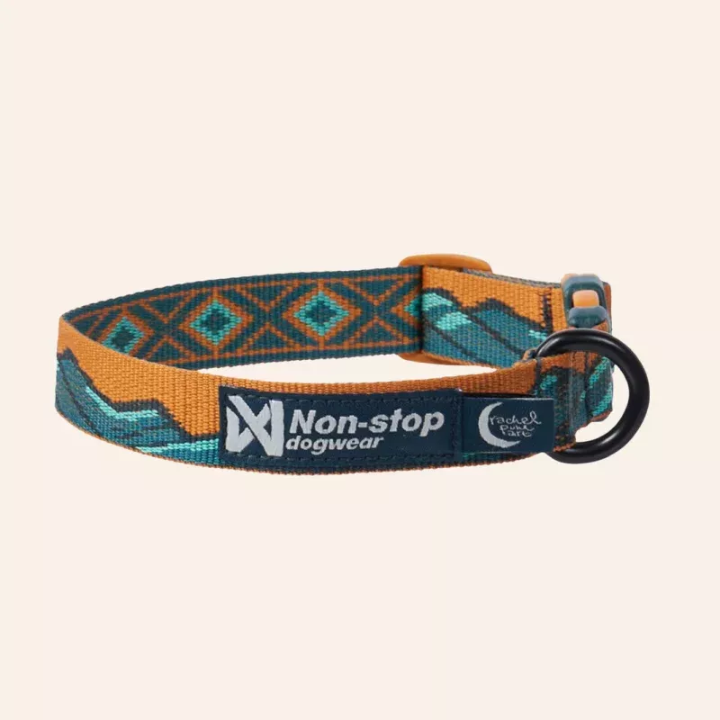 Trail Quest Collar - Teal/Oak - Rachel Pohl Edition