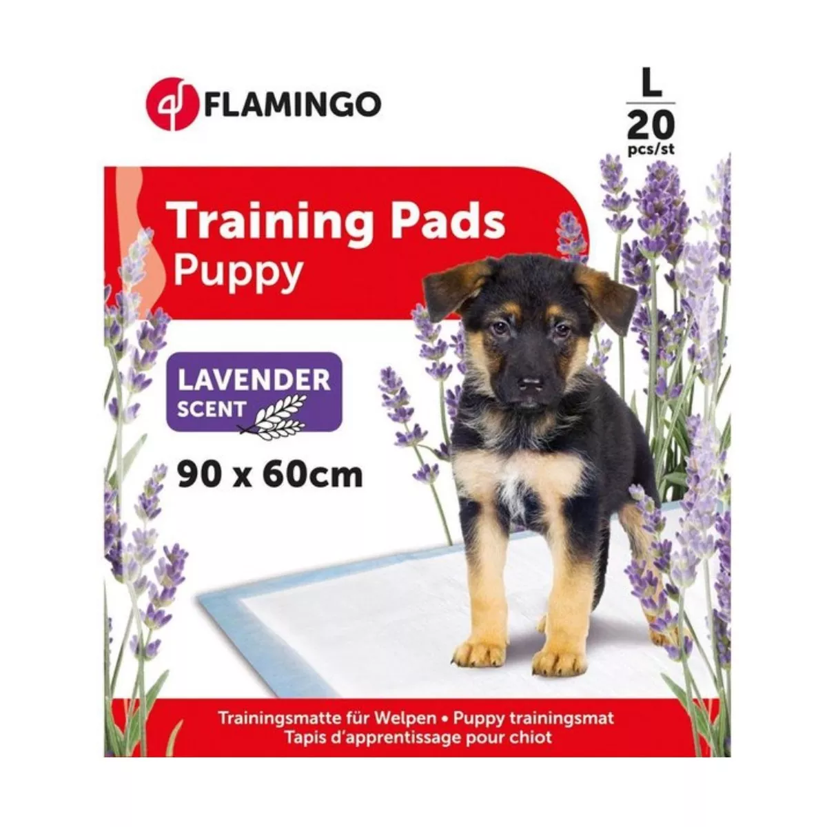 TRAINING PAD PADY L 20PCS LAVENDER 90x60CM