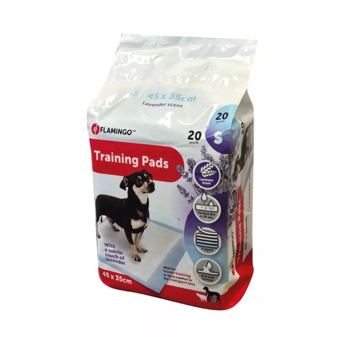 TRAINING PAD PADY S 20PCS LAVENDER 45x35CM
