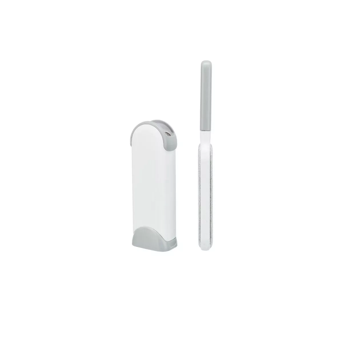 TRIXIE LINT BRUSH WITH CLEANING BASE 33CM WHITE GREY