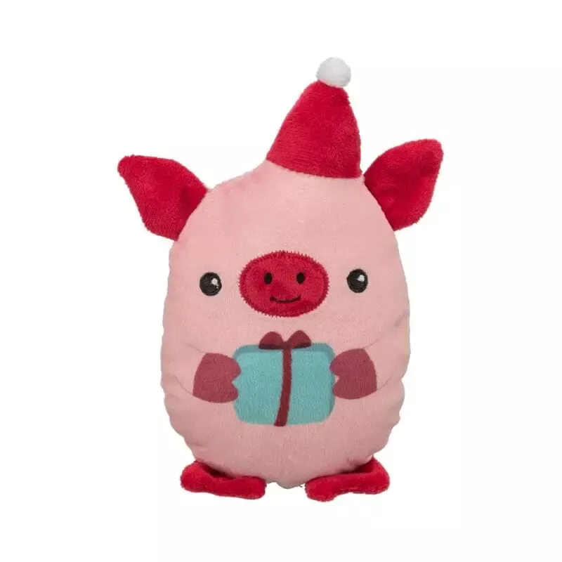 Trixie Xmas Pig Plush 19cm