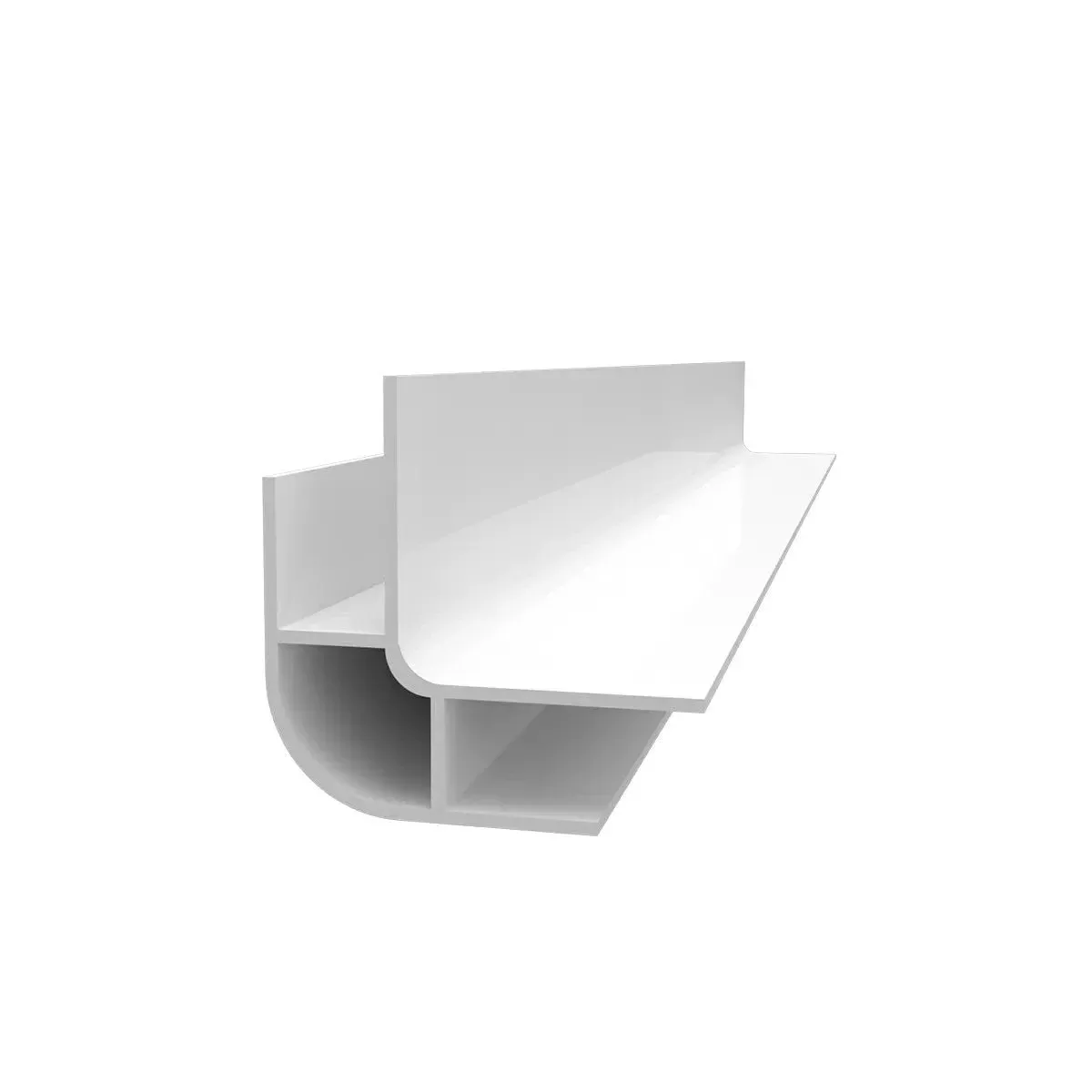 Trusscore Wall & Ceiling Trim -Rounded Outside Corner 10′