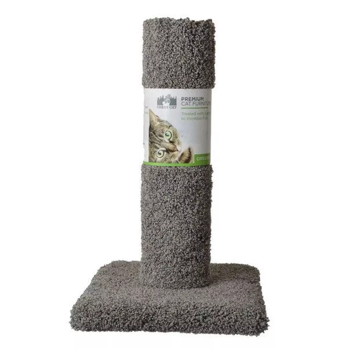 Urban Cat Cat Carpet Scratching Post- Assorted Colors – 20″