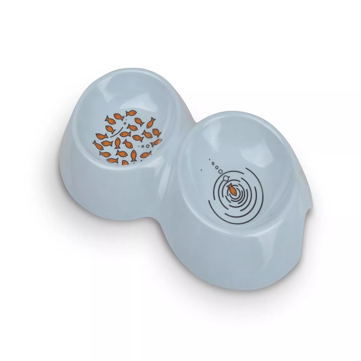 Van Ness Ecoware Non-Skid Double Cat Dish