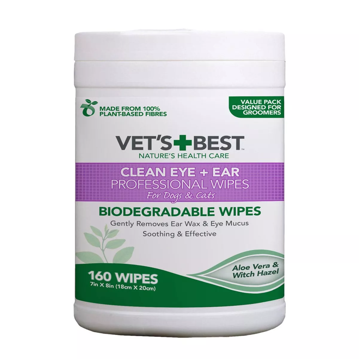 Vet's Best Ear & Eye Wipes 160 Pack
