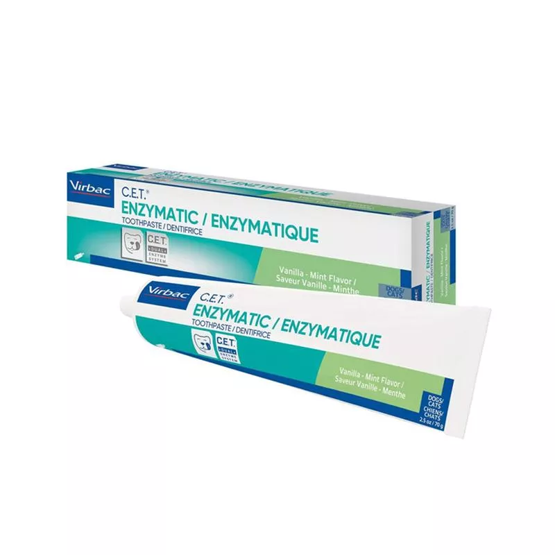 Virbac C.E.T. Enzymatic Toothpaste – Vanilla Mint 2.5oz