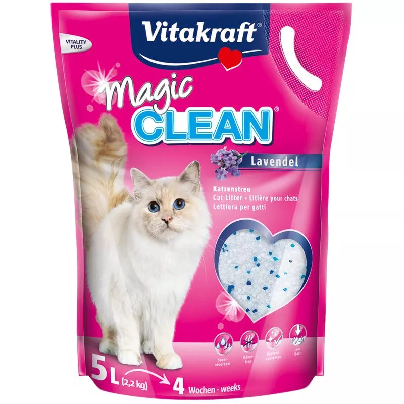 Vitakraft Magic Clean Cat Litter Lavender 5L