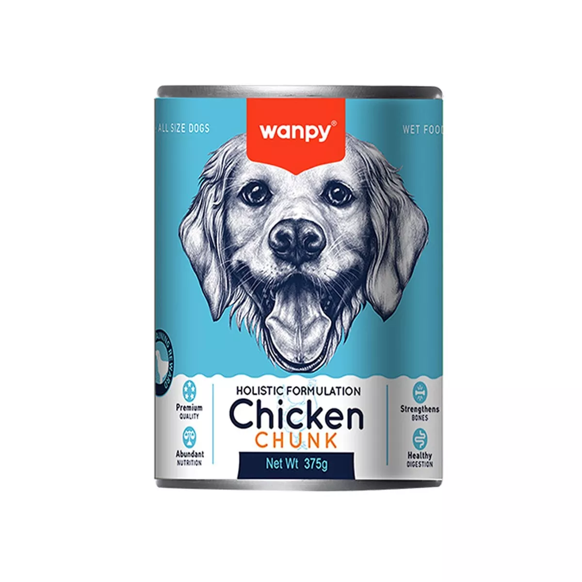 WANPY Holistic Formulation Chicken Chunk 375 g