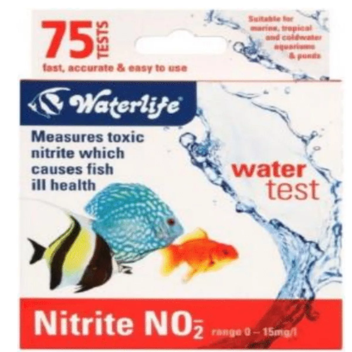 Waterlife Nitrite Test No2 75Tests