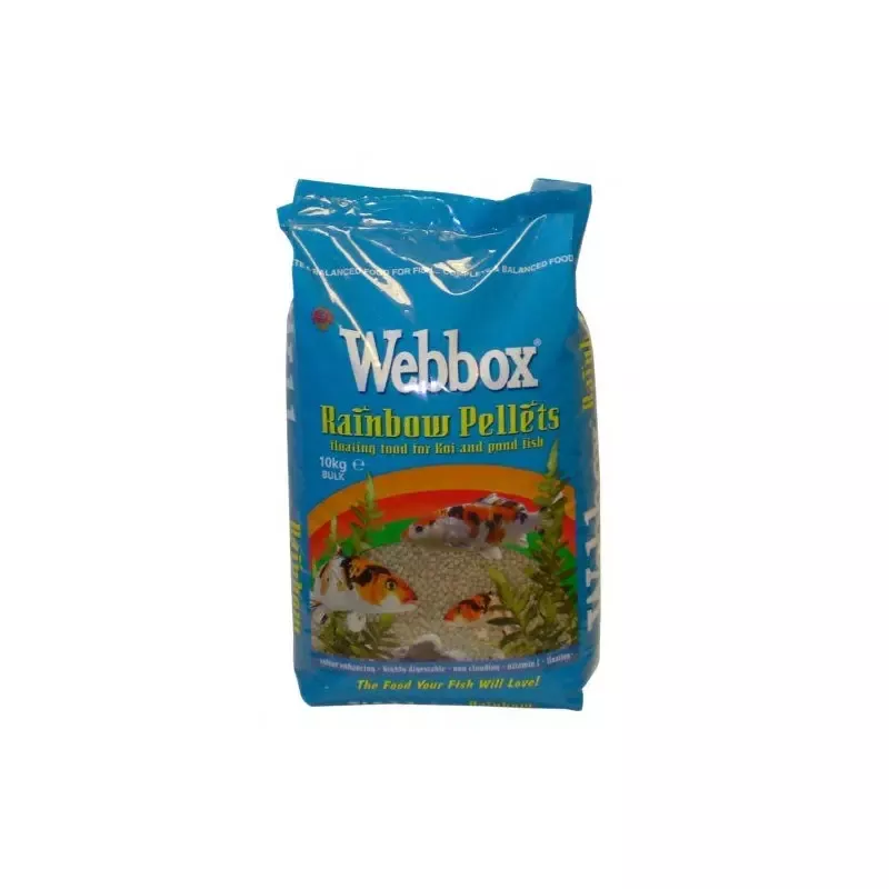 Webbox Rainbow Pellets Floating For Koi & Pond Fish 10kg