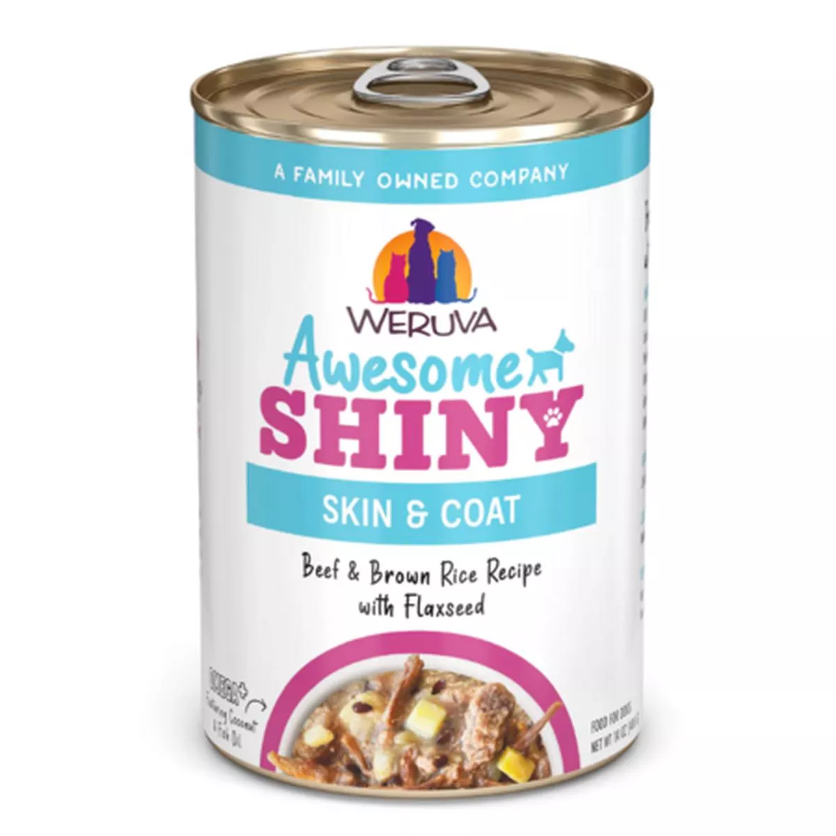 Weruva Awesome Shiny – Beef Rice 14oz