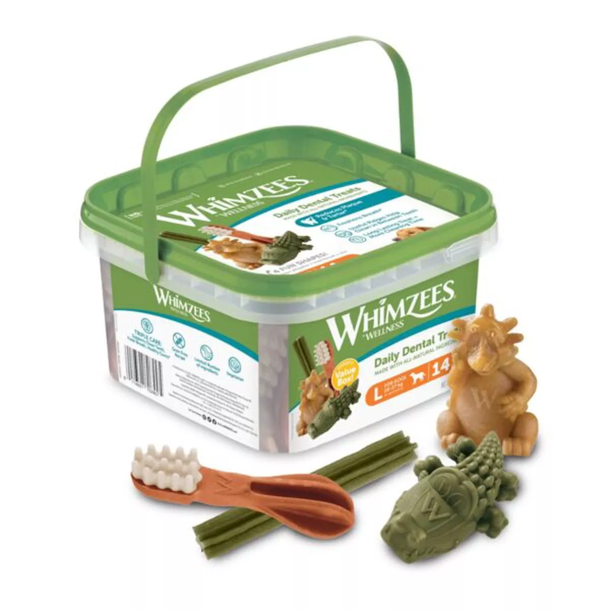 Whimzees Variety Value Box Large 14 Pieces