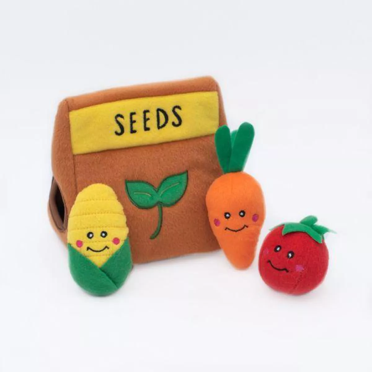 ZippyPaws Zippy Burrow Seed Packet Dog Toy