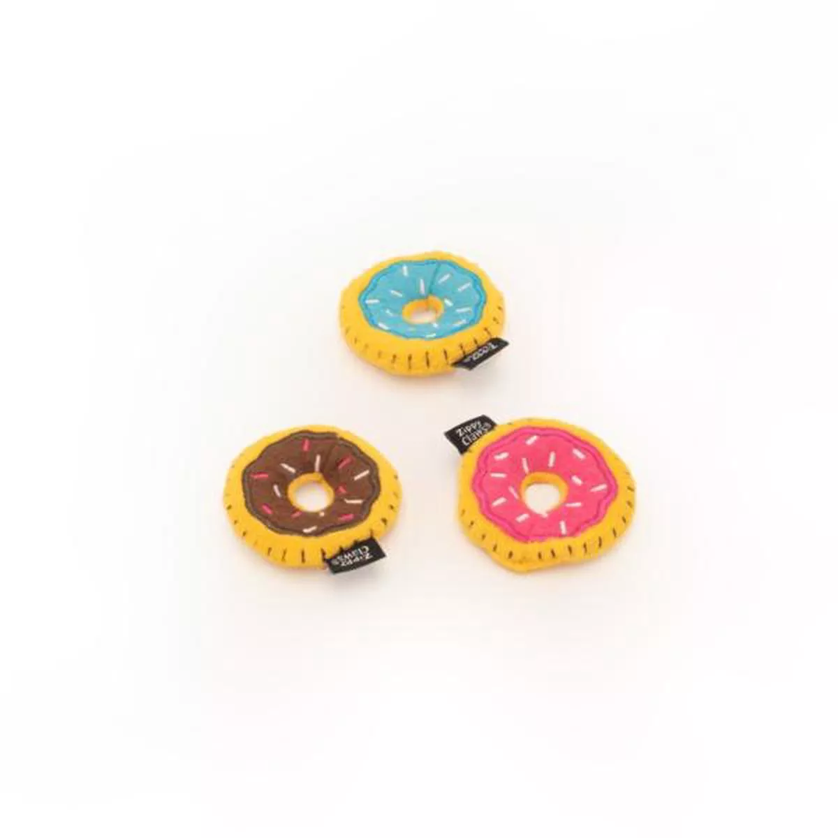 ZippyPaws ZippyClaws Mini Donutz Cat Toy, 3-pk