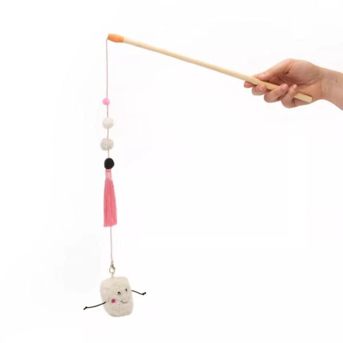 ZippyPaws ZippyClaws ZippyStick Marshmallow Cat Toy