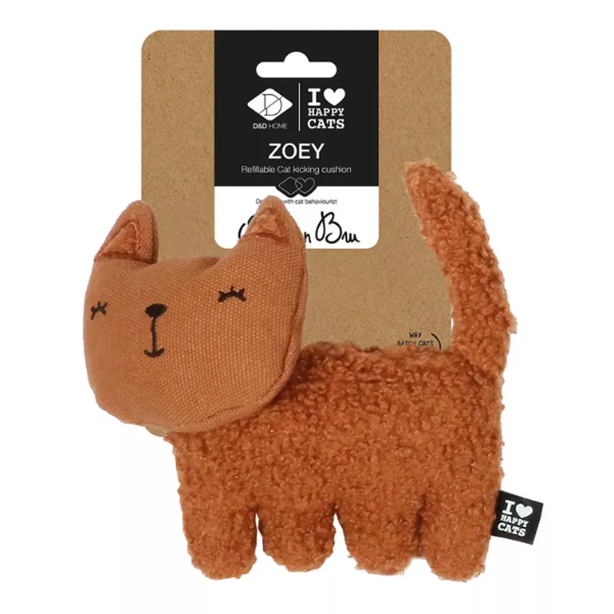 ZOEY REFILLABLE CAT KICKING CUSHION
