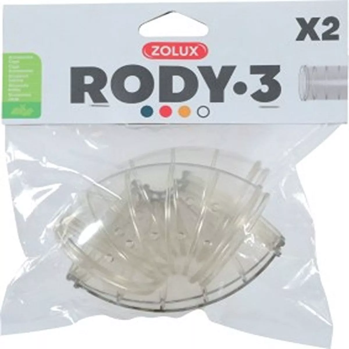 Zolux RODY.3 Elbow Tubes 2 Pack