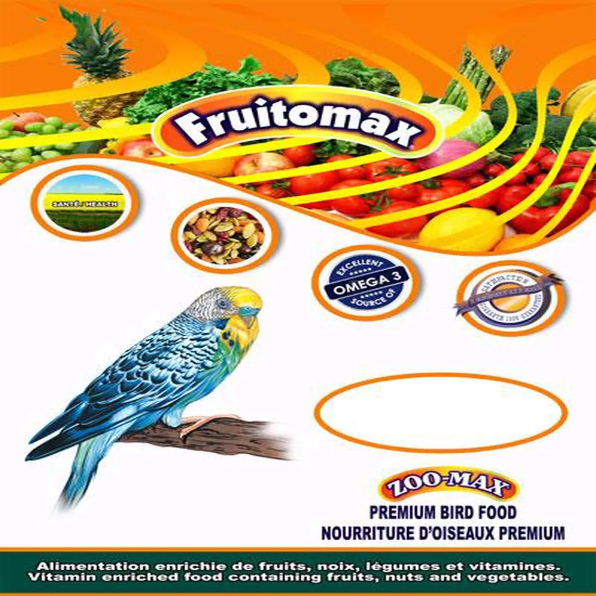 Zoo-Max Fruitomax Budgie Bird Food