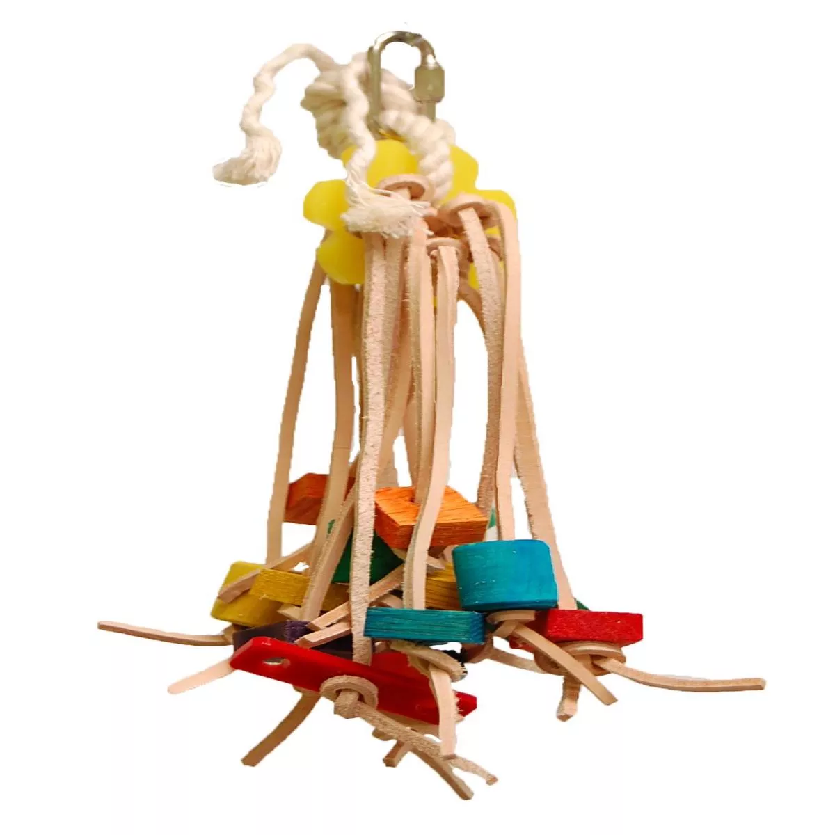 Zoo-Max Spiddy Leather Bird Toy