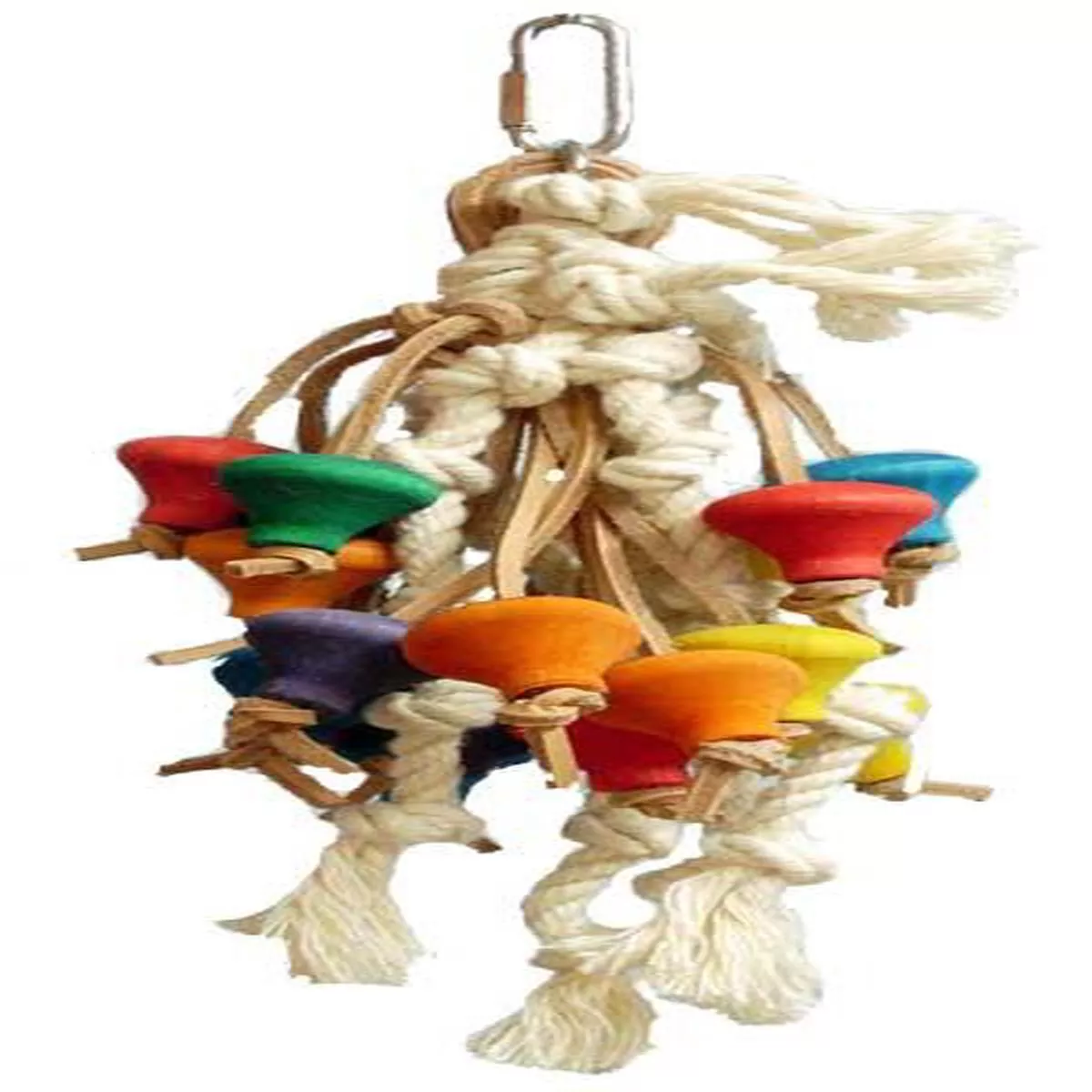 Zoo-Max Tippy Leather Bird Toy