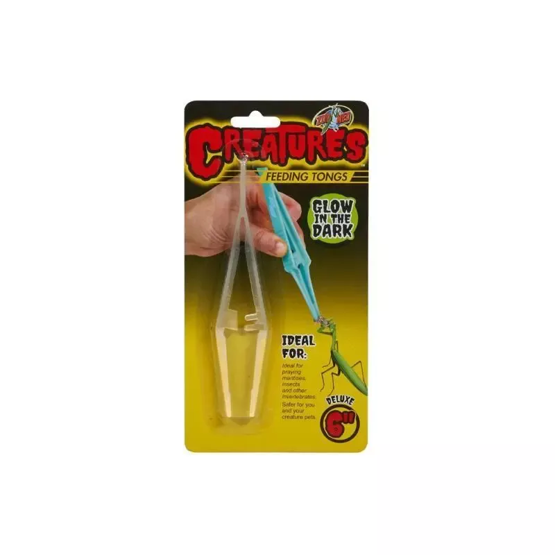 Zoo Med Creatures Feeding Tongs Glow in the Dark
