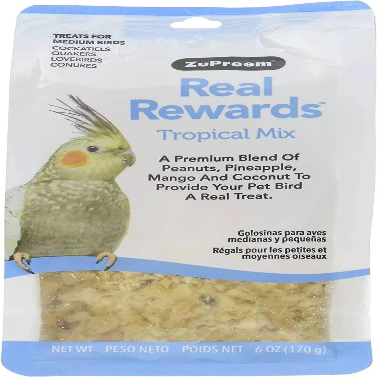 Zupreem Real Rewards Topical Mix Medium Bird Treats