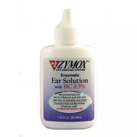 Zymox, Ear Solution .5% Hydrocortisone, 1.25 oz.